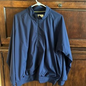 Men’s Golf 1/4 Zip Stretch Fabric Coverup by Legendary Designer Donald Ross
